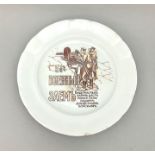 Agitationsteller Russland/ plate