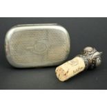Korkenkopf, Tabatiere/ bottle cap, tobacco box