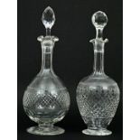 Zwei Karaffen/ decanters