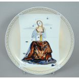 Großer Künstler-Wandteller/ wall plate