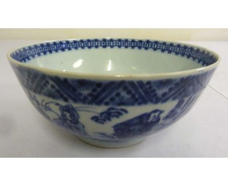 Chinese Kangxi blue and white bowl - A/F