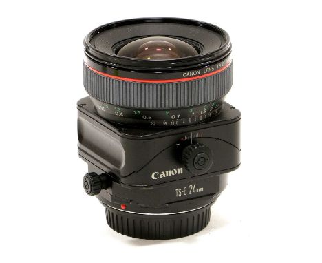 Canon TS-E f3.5 24mm Tilt And Shift Lens no.33343Cosmetically has light wear from use, optics appear clear