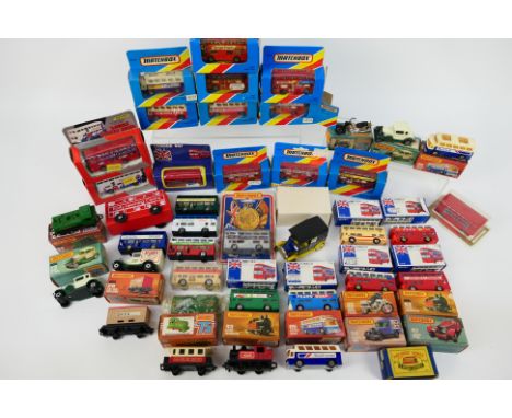 Matchbox - Majorette - Tomica - Other - A collection of predominately boxed, mainly diecast model buses. Lot includes  Matchb