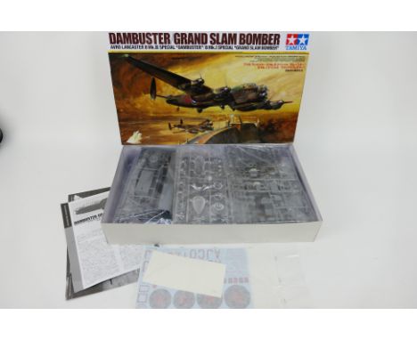 Tamiya - Dambuster - Grand Slam Bomber. A boxed 1:48th Scale #61111*7600 Plastic Model Kit Avro Lancaster B MK.111 Special "D