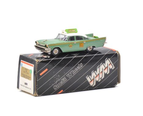 Western Models 1:43 scale white metal model ref SW12 T 1957 De Soto Taxi, Chrysler Corporation, boxed. 