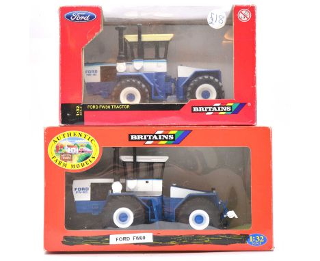 Britains tractor models, two including ref 42107 Ford FW-30, boxed; Ford FW-60, incorrect box.Qty: 2