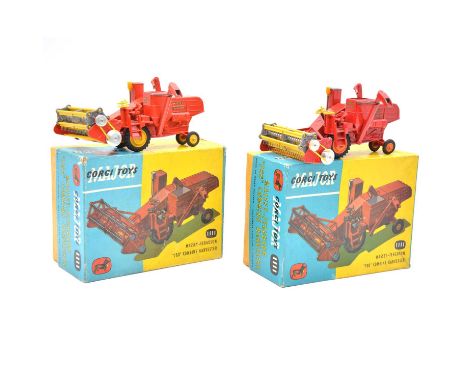 Two Corgi Major Toys ref 1111 Massey-Ferguson '780' combine harvesters, both boxed with incerts.Qty: 2Condition report:We do 