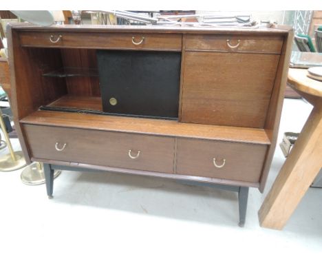 A vintage sapele cocktail cabinet by G-Plan