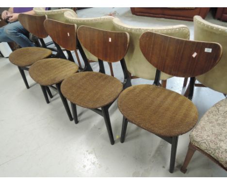 A set of four vintage mid Century G-Plan dining chairs, possibly Librenza 