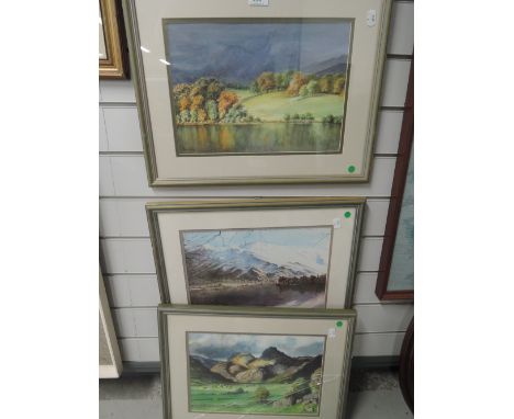 A selection of original watercolours of local interest by R W Lamb