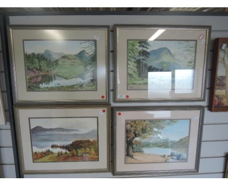 A selection of original water colours by R W Lamb