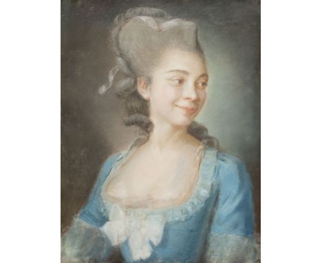 Jean Étienne Liotard (1702-1789), Portrait de Madame d'Epinay, 1751-1752, pastel sur papier, 48,5x38 cm Bibliographie: Ruth P