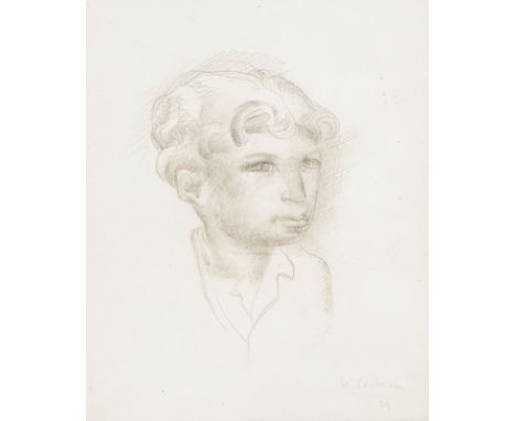 Le Corbusier (1887-1965), Portrait d'enfant, 1929, crayon sur papier, signé et daté, 23x19 cmBibliographie: Le Corbusier et J