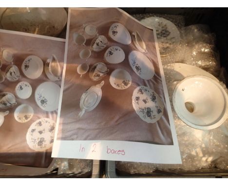 Large quantity of ceramic tea and dinner ware, unbranded. Not available for in-house P&amp;P, contact Paul O'Hea at Mailboxes