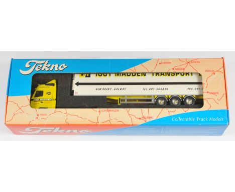 Tekno The Irish Collection No.18 1:50 Scale Volvo FH12 with Refrigerator Trailer "Iggy Madden", with accessories, although un