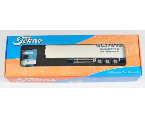 Tekno The Irish Collection No.26B 1:50 Scale Scania Topline R580 with Refrigerator Trailer "Glynns", with accessories, althou