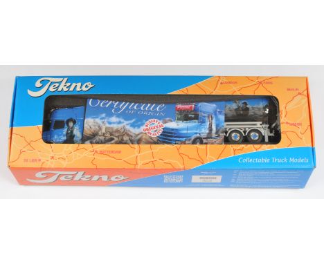 Tekno No.5711A 1:50 Scale Scania T580 with Tanker "Silo-Melmer", Limited Edition 113/300, with accessories, although unchecke