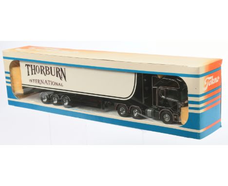 Tekno The British Collection No.81 1:50 Scale Scania 114L 530 with Refrigerated Trailer "Thorburn", with accessories, althoug