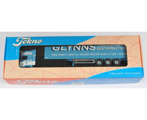 Tekno The Irish Collection No.26A 1:50 Scale Scania Topline R580 with Trailer "Glynns", with accessories, although unchecked 