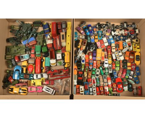 Dinky, Corgi and similar, a mixed unboxed group of diecast to include, Dinky Chieftain Tank, Corgi Major Simon Snorkel Fire E