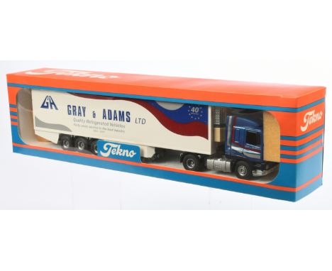 Tekno The British Collection No.61 1:50 Scale DAF 85 with Refrigerator Trailer "Gray &amp; Adams Ltd.", although unchecked fo