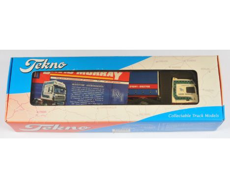 Tekno No.2172TS 1:50 Scale DAF XF105 Super Space Cab with Curtain Side Trailer "David Murray", Limited Edition 137/300, with 