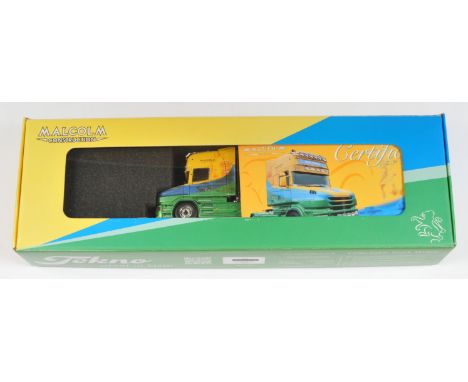 Tekno 1:50 Scale No.150000A Scania T500 Topline Truck "Malcolm Construction", Limited Edition 285/700, with accessories, alth