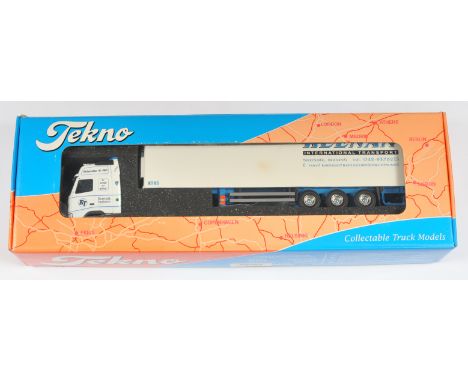 Tekno The Irish Collection No.22 1:50 Scale Volvo FH12 Globetrotter 460 with Refrigerator Trailer "Keenan", with accessories,