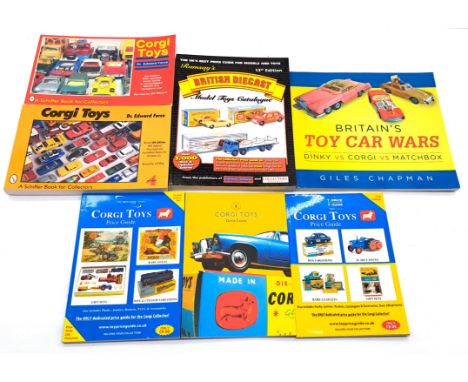 Corgi &amp; Similar Related Reference Books, to include Schiffer Corgi Toys by Dr. Edward Force - 3rd &amp; 4th Editions, Ram