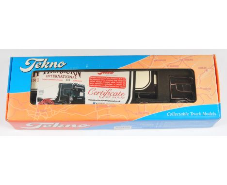 Tekno No.9950 1:50 Scale Scania R580 with Refrigerator Trailer "Thorburn", Limited Edition 206/250, with accessories, althoug