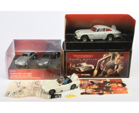 Corgi, Marks &amp; Spencer James Bond Related Vehicle Group, to include; (1) Corgi Spyguise USS00011 Special Edition Aston Ma