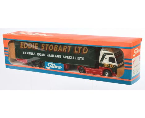 Tekno The British Collection No.69 1:50 Scale Volvo FH12 H008 with Trailer "Eddie Stobart Ltd.", with accessories, although u