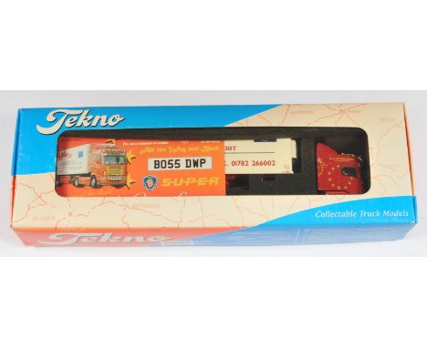Tekno No.9650 1:50 Scale Scania R500 with Refrigerated Trailer "W.Smith", Limited Edition 107/150, with accessories, although