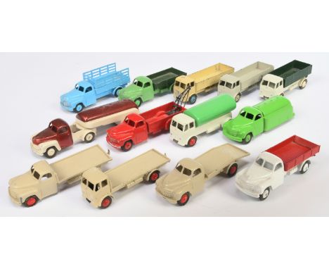 Dinky Toys, a mixed unboxed group of Studebakers and Forward Control Vehicles, (all Code 3-4 Issues) - Conditions appear Fair