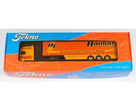 Tekno The Irish Collection No.38A 1:50 Scale DAF XF 105.510 with Curtain Side Trailer "Hanlon", with accessories, although un