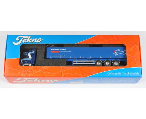 Tekno The Irish Collection No.45 1:50 Scale Scania Highline R420 with Trailer "ASD Metal Services", with accessories, althoug