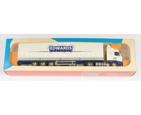 Tekno The British Collection No.92 1:50 Scale Volvo FH12 with Trailer "Edwards Logistics", with accessories, although uncheck