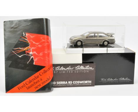Ford Calendar Collection 1987 Limited Edition Pewter Ford Sierra RS Cosworth, 1:32 scale, handcrafted by Andre Marie Ruf, Lim