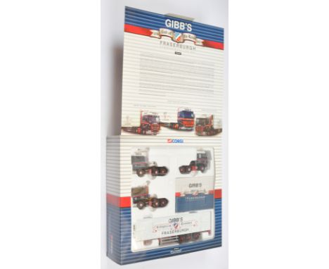 Corgi CC99125 Commemorative End of the Road 1896 - 2002 "Gibb's of Fraserburgh" 1:50 Scale Set, containing W766 GSO "Clan Chi