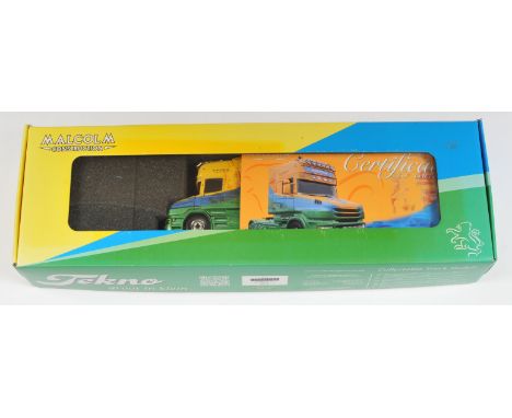Tekno 1:50 Scale No.150000A Scania T500 Topline Truck "Malcolm Construction", Limited Edition 611/700, with accessories, alth