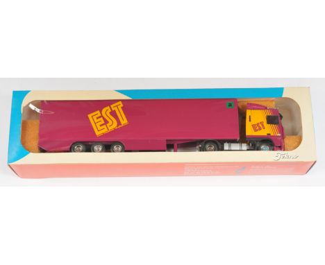 Tekno The British Collection No103 1:50 Scale DAF 95XF with Trailer "EST", although unchecked for completeness, condition gen