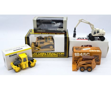 Conrad, NZG &amp; Similar Boxed Mixed Scale Construction Group, to include Conrad 1:50 scale Atlas Terex 1504 M Excavator, Co