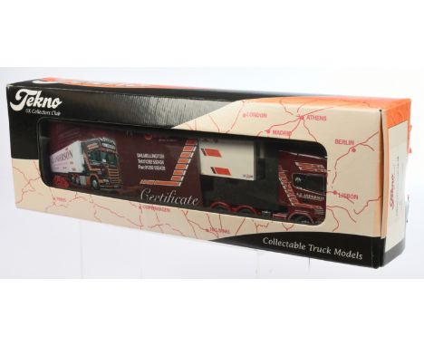Tekno UK Collectors Club No.3B 1:50 Scale 9950NL Scania R620 "A.J. Anderson", Limited Edition 58/100, with accessories, altho