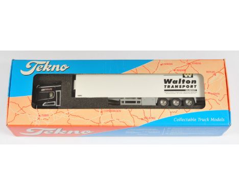 Tekno The Irish Collection No.17 1:50 Scale Scania 164L Topline 480 with Refrigerator Trailer "Walton Transport", although un