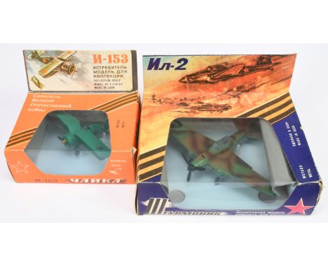 Russian Diecast 1:72 Scale Boxed Aircraft Pair,&nbsp; although unchecked for completeness, conditions generally appear to be 