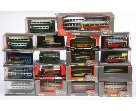 Corgi Original Omnibus, a mixed boxed group of 1:76 Scale Buses to include, OM41910 Daimler CVGLX "Northern Counties A1 Servi