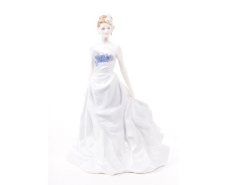 Royal Worcester - Two 1990s porcelain lady figurines, comprised of 'Isabelle' Figurine of the Year issued January 1998, and '