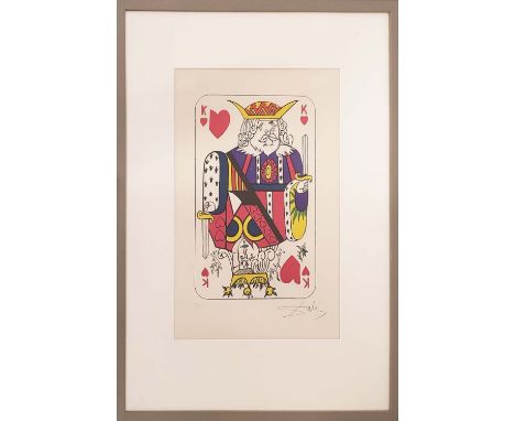 SALVADOR DALI, Lamour et Largent, lithograph on arches paper, 47cm x 32cm, signed, artists proof framed. (Subject to ARR - se