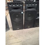 2 x Ekho VX215 Speakers, RMS Power, 600 Watt, Max Power 1200Watt Frequency range 30hz-20khz