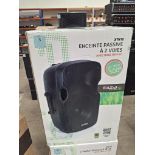 Ibiza Sound XTK12 2- Way Passive Box Speaker with Bass Reflex. 12" 500 watt